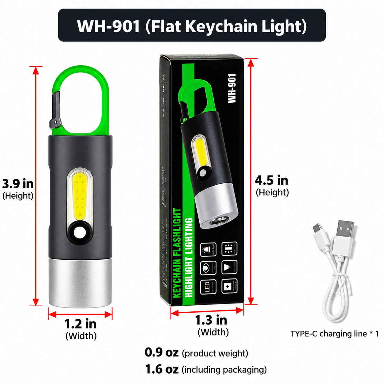 Multifunctional Outdoor Camping Flashlight