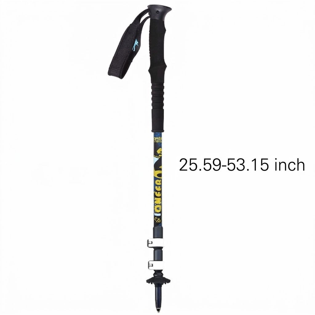 3-Section Telescopic Aluminium Alloy Ski Pole