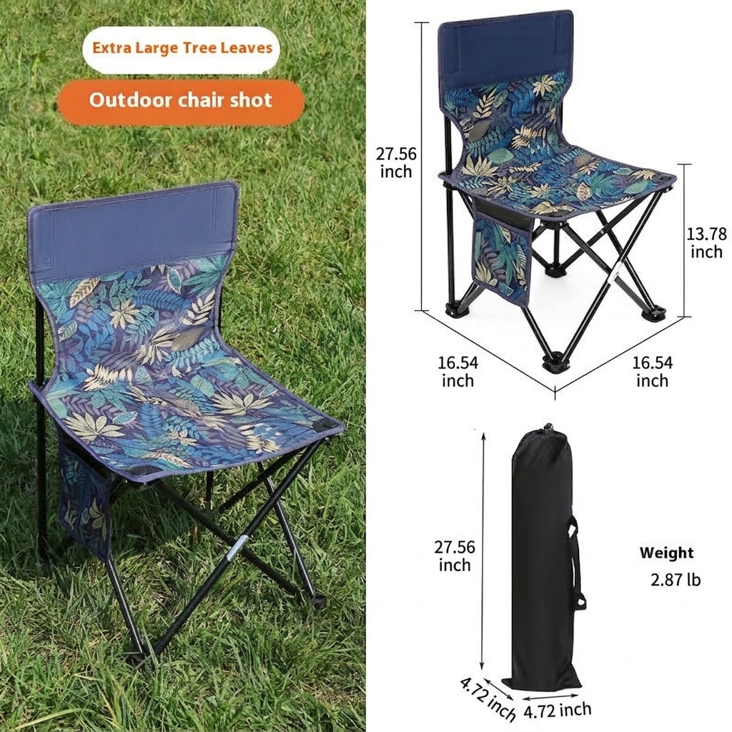 Family Barbecue Oxford Folding Camping Chair