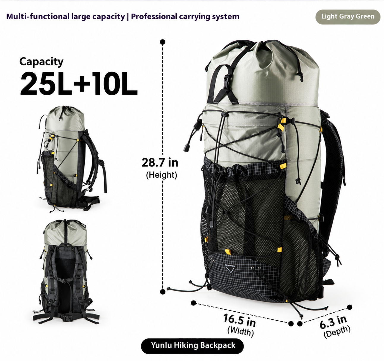 35L Large Capacity Hiking Backpack