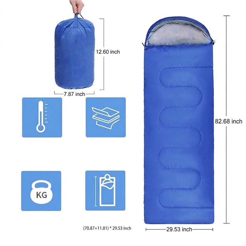Envelope Winter Hollow Cotton Sleeping Bag