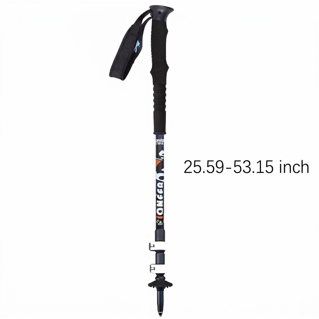 3-Section Telescopic Aluminium Alloy Ski Pole